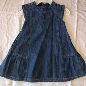 Paper denim and cloth dress